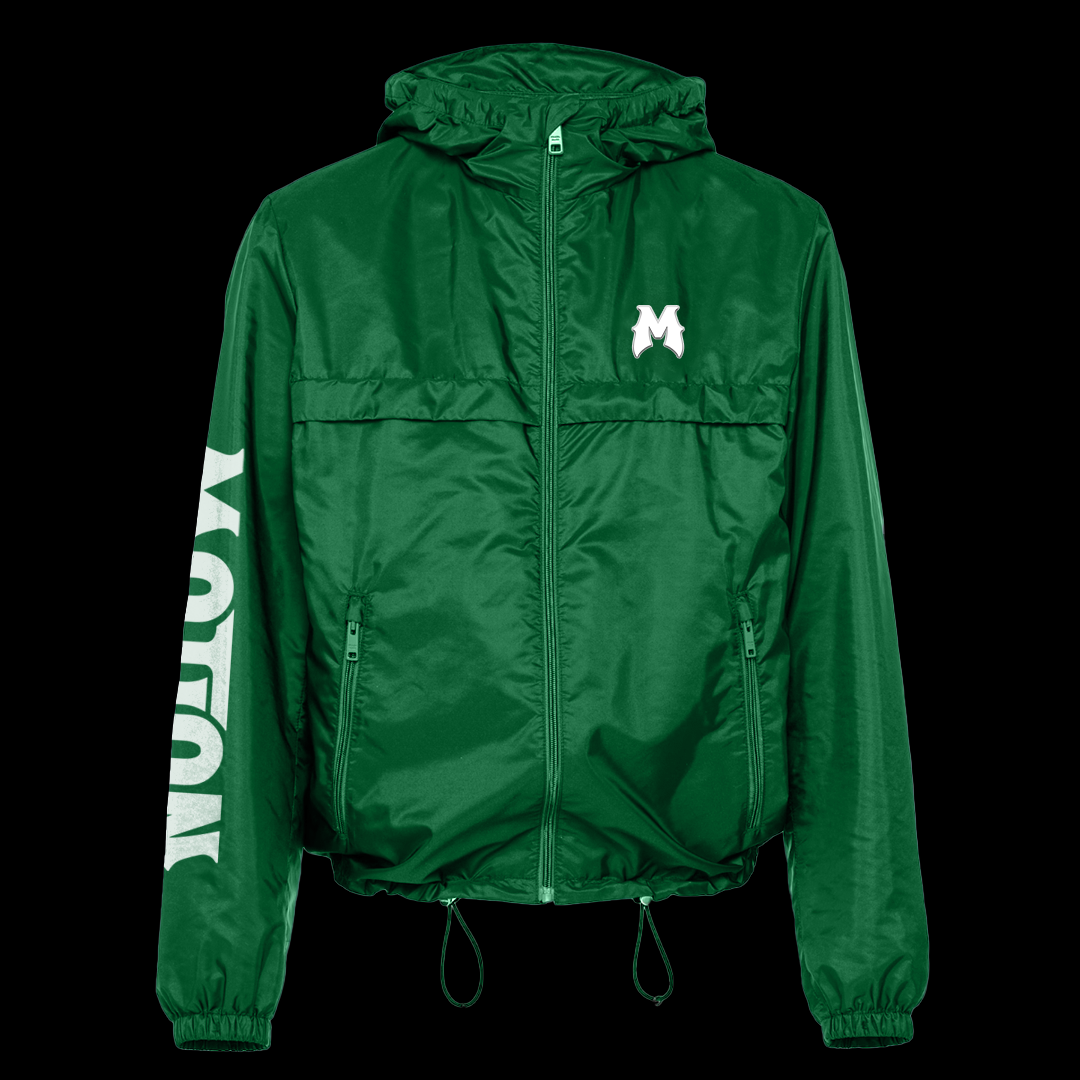 GREEN WINDBREAKER