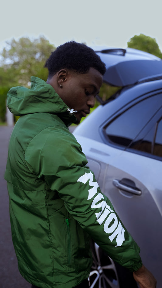 GREEN WINDBREAKER